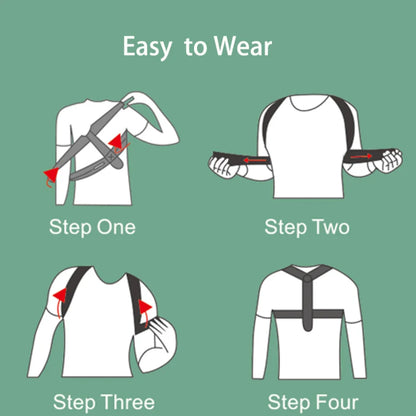Adjustable Back & Shoulder Posture Corrector – Clavicle and Spine Support Belt for Better Posture, Neck & Upper Back Brace for Home, Office, and Sports