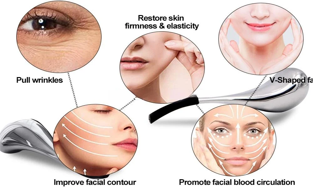 Stainless Steel Ice Globe Facial Massager – Cooling Cryo Stick for Face & Eyes