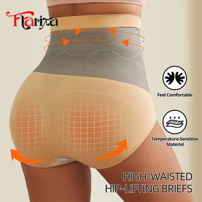 Women’s Thermal Shapewear Shorts High Waist Seamless Tummy Control Body Shaper Underwear