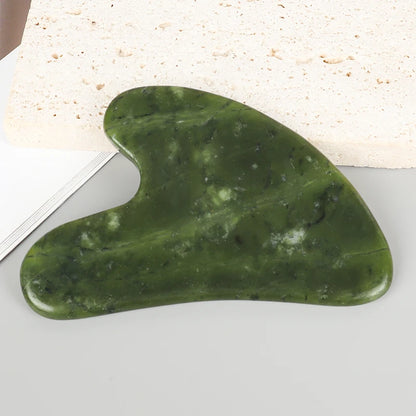 Natural Stone Gua Sha Facial Massage Tool Rose Quartz Amethyst Face Care Scraping Tool