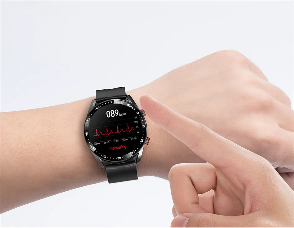 Men’s Bluetooth Smart Watch | Fitness & Activity Tracker | Call & Message Alerts | Waterproof Sports Smartwatch with Box