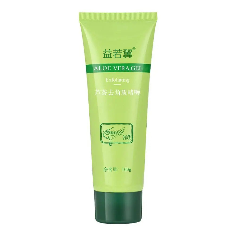 Aloe Vera Face Exfoliating Gel Scrub – Gentle Facial Cleanser, Removes Impurities, Moisturizes & Helps Reduce Pores – 30g / 100g