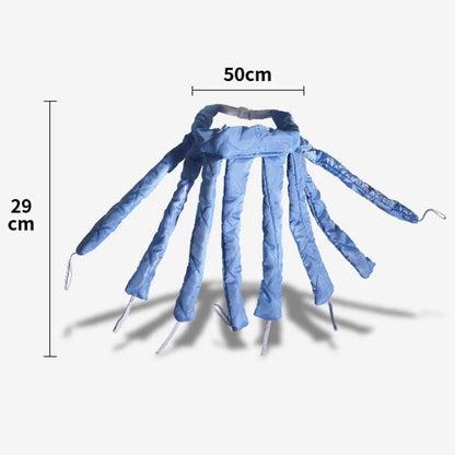Heatless Octopus Hair Curler Headband – Soft Foam Overnight Curling Rod with Velcro Strap (1-Pack)