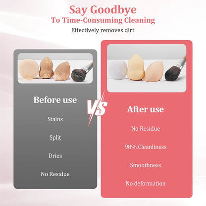 Automatic Makeup Brush Cleaner & Dryer – Electric Cosmetic Brush Washing Machine, Air Drying Stand