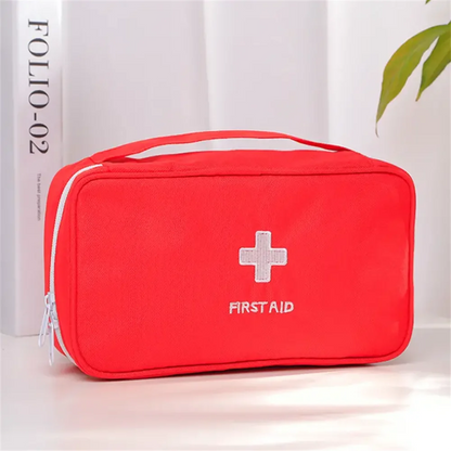 Portable First Aid Kit Bag Emergency Medical Storage Organizer Travel Survival Pouch