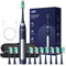 JS10-1 Electric Sonic Toothbrush – Rechargeable Waterproof Toothbrush with 10 Replacement Heads