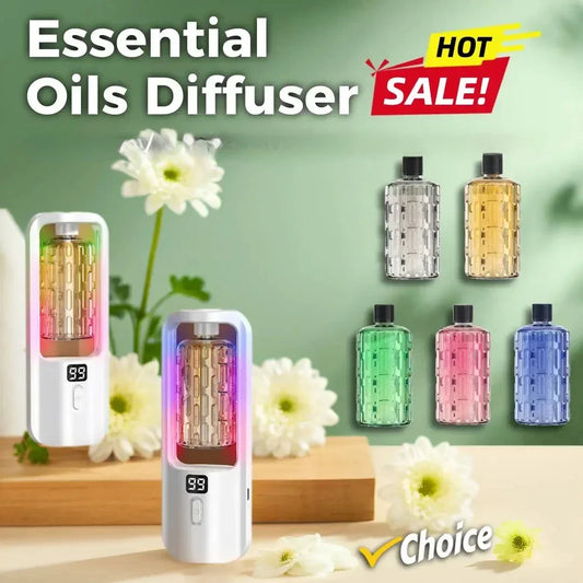 5-Gear Wall-Mounted Aroma Diffuser – Essential Oil Humidifier & Air Freshener for Bedroom, Bathroom, or Office