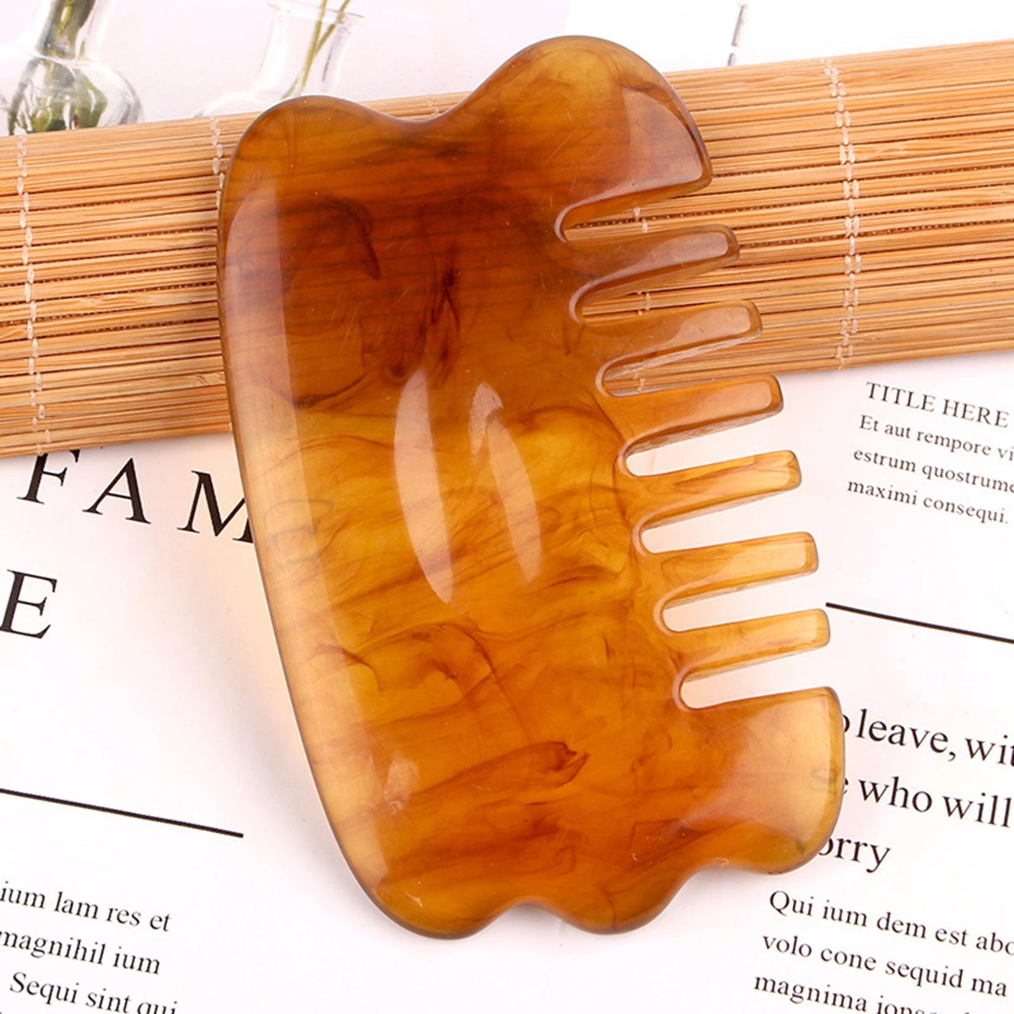 Resin Gua Sha Face Massage Tool Set (1–7pcs) – Facial Sculpting & Skincare Massage Sticks
