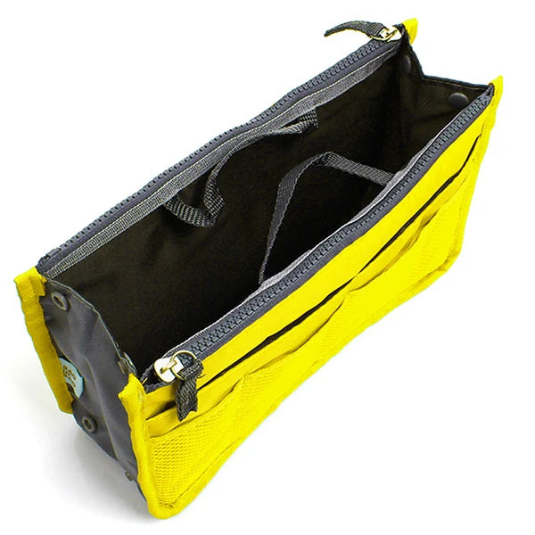 Multi-Color Handbag Organizer Insert – Travel Makeup Bag & Cosmetic Storage Tote for Women