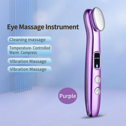 Portable Rechargeable Eye Massager Pen – Adjustable Vibration to Relieve Eye Fatigue & Strain
