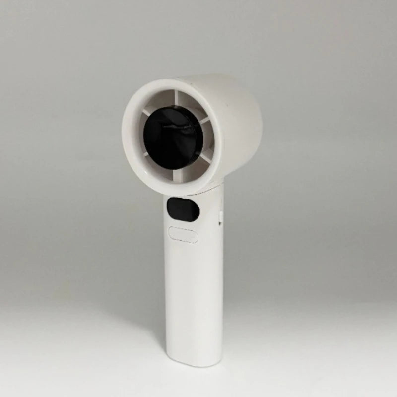 Portable USB Rechargeable Bladeless Handheld Fan – 120 Wind Speeds, High-Speed Mini Personal Electric Fan for Face & Eyelash Drying