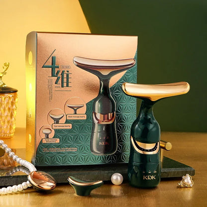 3-in-1 Facial Beauty Massager – Skin Toning Tool for Face, Neck & Eyes