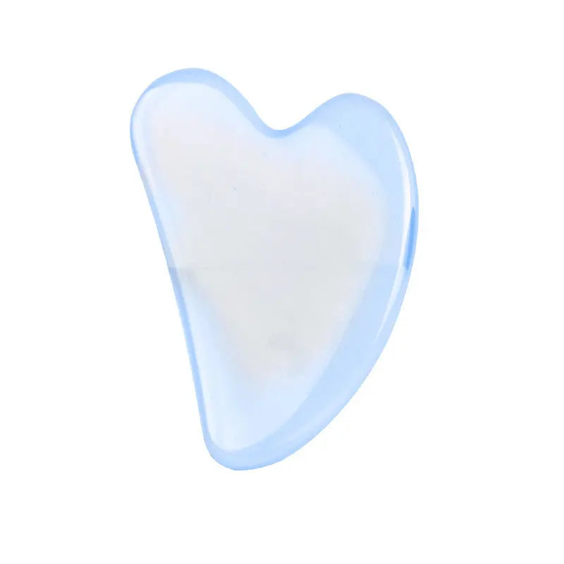 Natural Stone Gua Sha Facial Massage Tool Rose Quartz Amethyst Face Care Scraping Tool