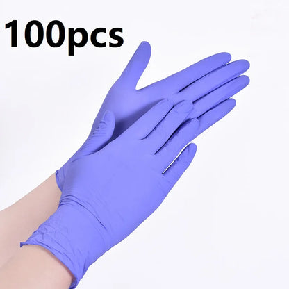 Multi-Color Nitrile Disposable Gloves – Latex-Free, Waterproof, Durable Household Cleaning Gloves (XS/S/M/L Sizes Available)