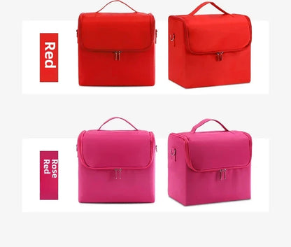 Large Capacity Makeup Bag Cosmetic Organizer Case Waterproof Travel Beauty Box