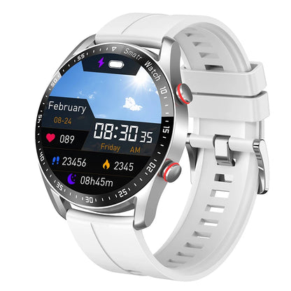 Men’s Bluetooth Smart Watch | Fitness & Activity Tracker | Call & Message Alerts | Waterproof Sports Smartwatch with Box