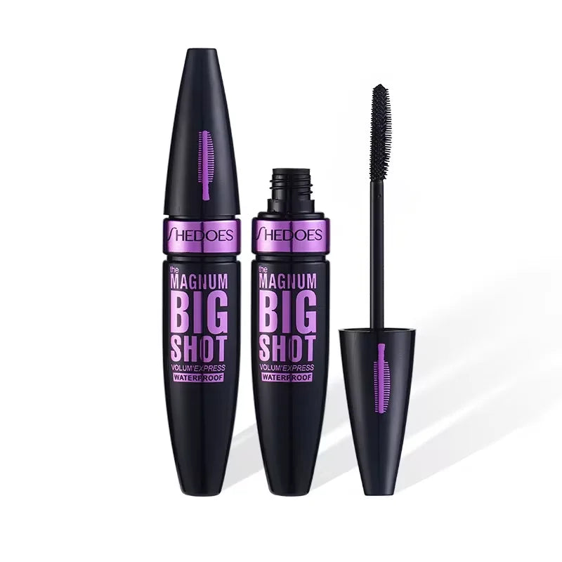 Black Waterproof Lengthening Mascara – Thick, Long-Lasting, Smudge-Proof Eye Makeup Setting Cream