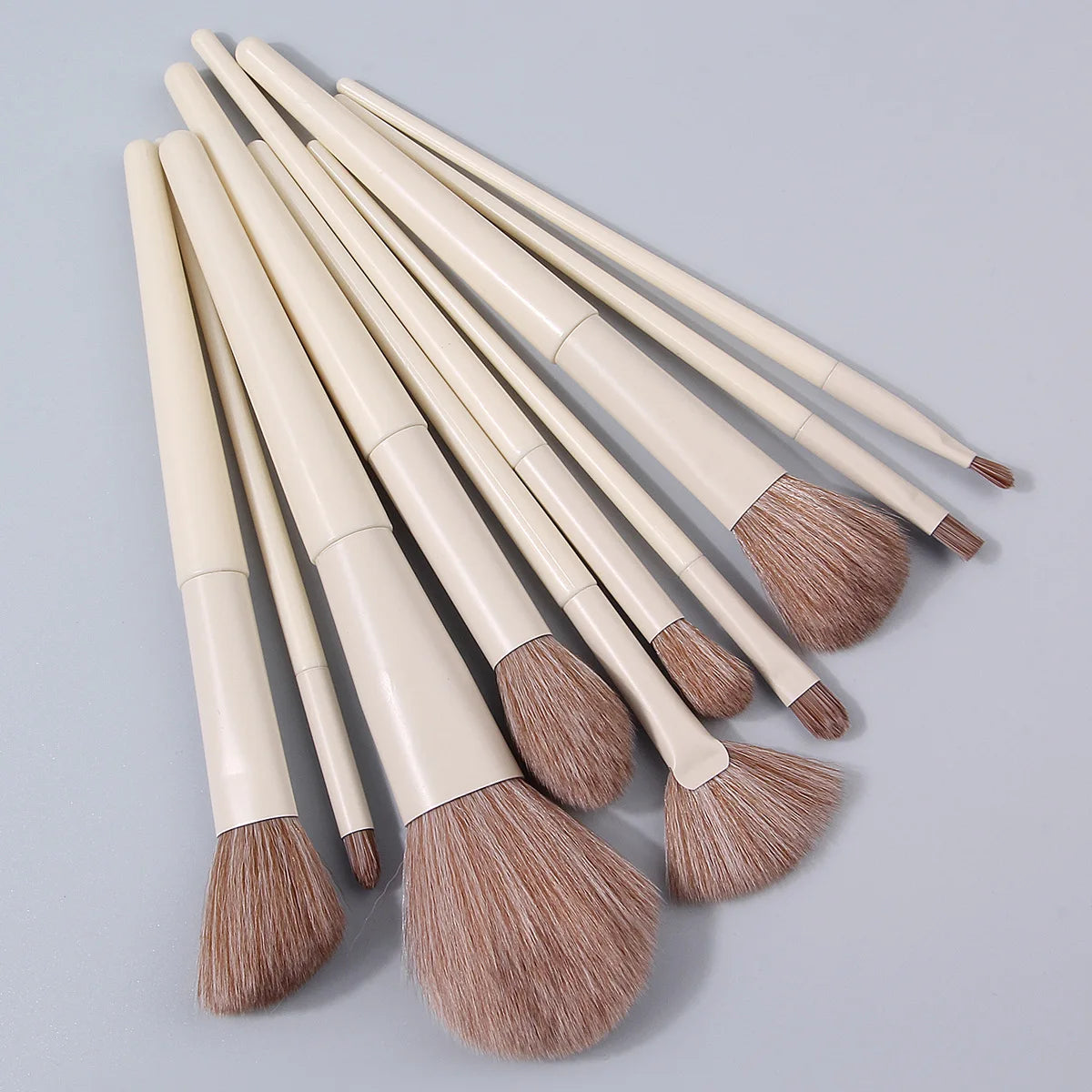 9PCS Professional Eye Makeup Brush Set Ultra Thin Eyeliner Nose Contour Smudge Nylon Brushes K