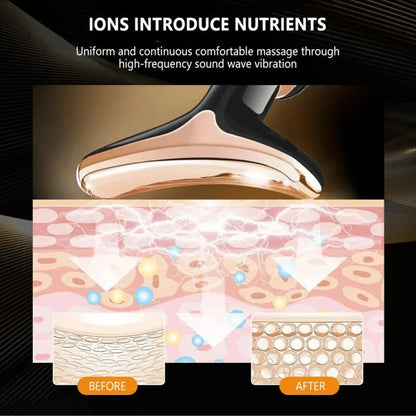 Portable Electric Face & Neck Massager – Skin Toning & Personal Beauty Tool