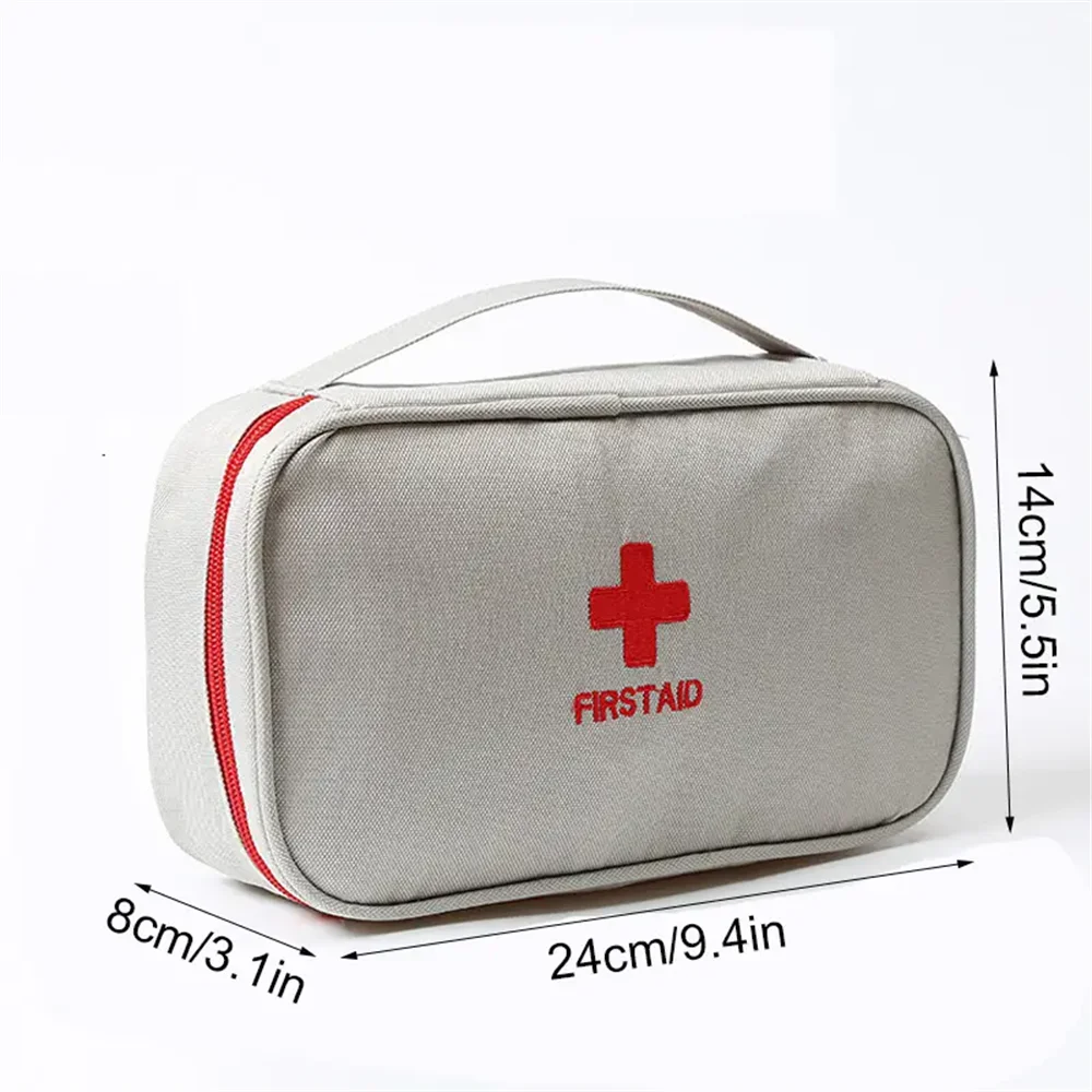 Portable First Aid Kit Bag Emergency Medical Storage Organizer Travel Survival Pouch