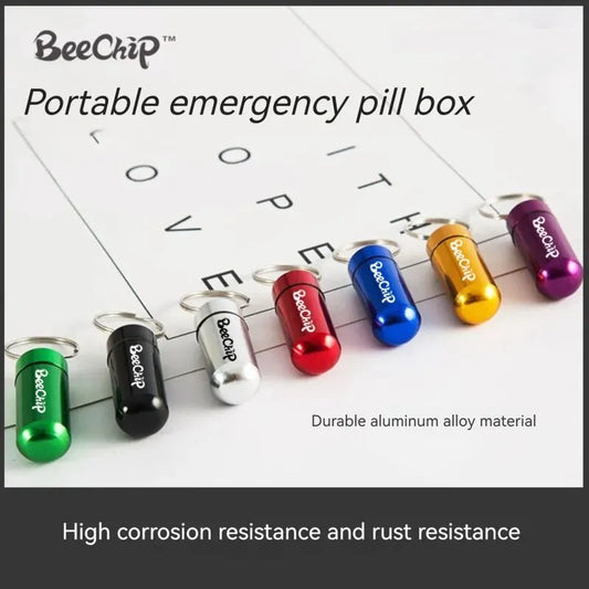 3PCS Mini Portable Travel Pill Box – Compact, Leak-Proof Pill Organizer for Daily Medication & Vitamins