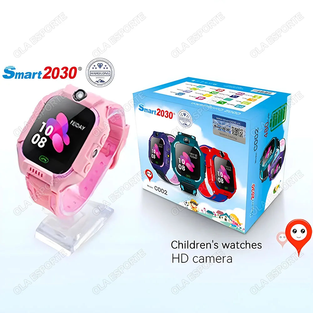 Kids 2G Smart Watch GPS SOS Calling SIM Card Touch Screen for Android iPhone