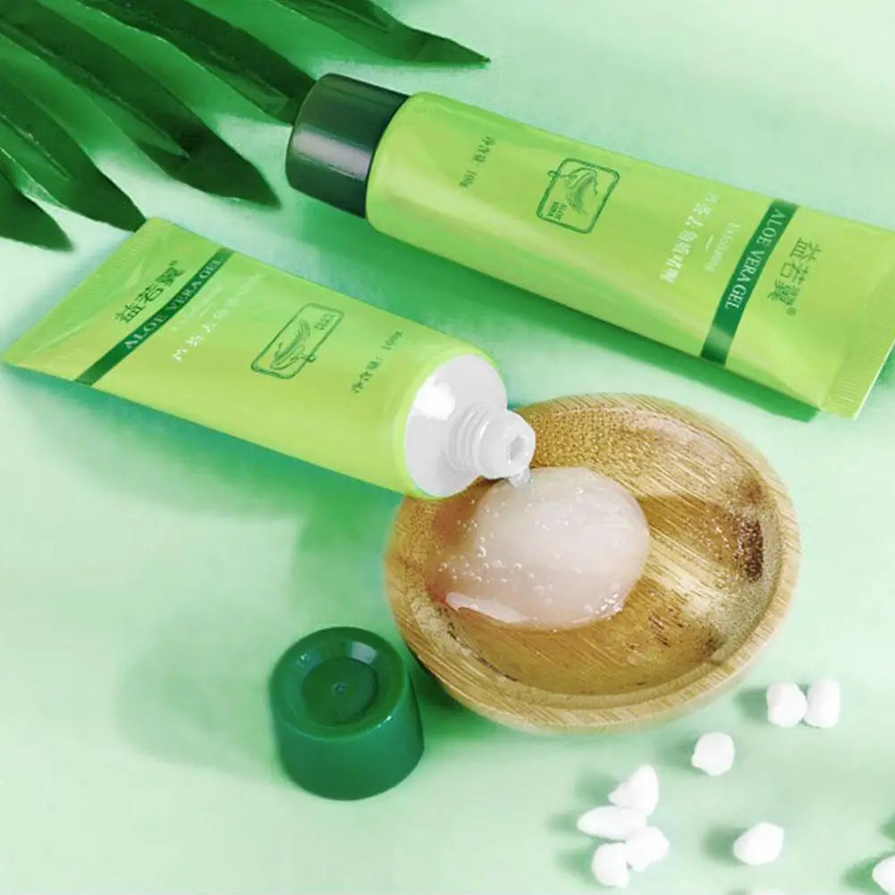 Aloe Vera Face Exfoliating Gel Scrub – Gentle Facial Cleanser, Removes Impurities, Moisturizes & Helps Reduce Pores – 30g / 100g