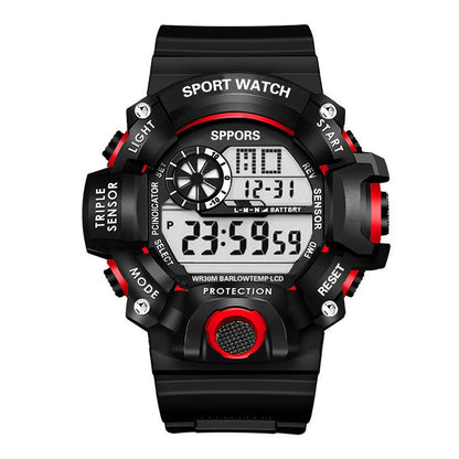 MAYZHISU Men’s Digital Sports Watch | Large Dial | Alarm, Stopwatch & Backlight | 3ATM Water Resistant | Military Style Wristwatch