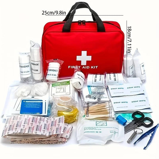 Multi-Purpose First Aid Kit – Portable Emergency Medical Kit for Outdoor, Hunting, Hiking, and Camping