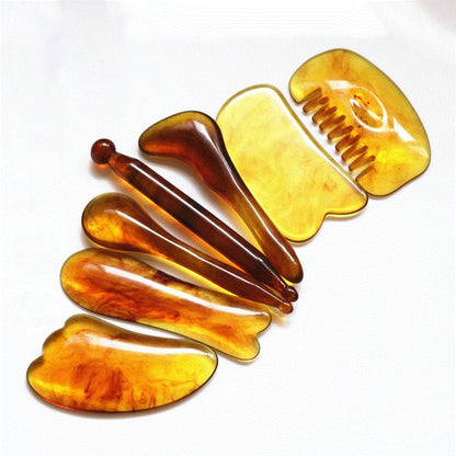 7-Piece Gua Sha Massage Tool Set – Face, Neck & Body Scraping Boards for Skin Care & Relaxation