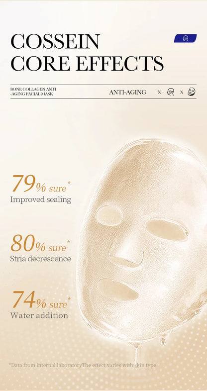 20pcs Hyaluronic Acid & Collagen Face Masks – Moisturizing, Firming, Hydrating Korean Skincare Sheet Masks