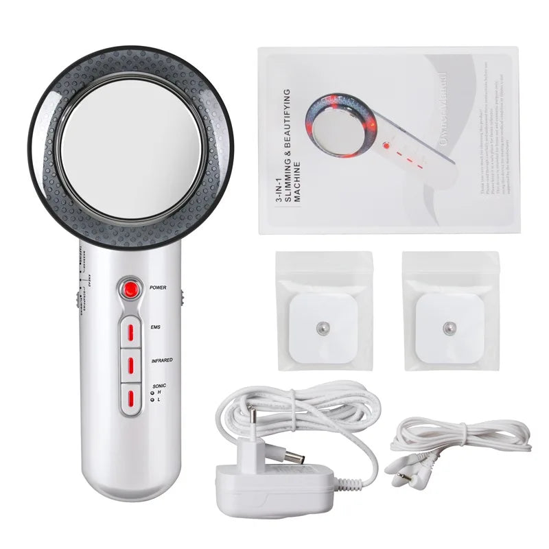 RF & EMS Beauty Massager with LED Light – Skin Firming, Toning & Self-Care Device
