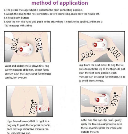 Infrared Anti-Cellulite Massager – Electric 3D Roller Body Slimming & Fat Reduction Device