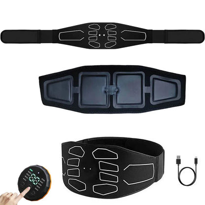 120cm Abdominal Muscle Stimulator Belt – Fitness Waist Massager & Muscle Toner for Core Training