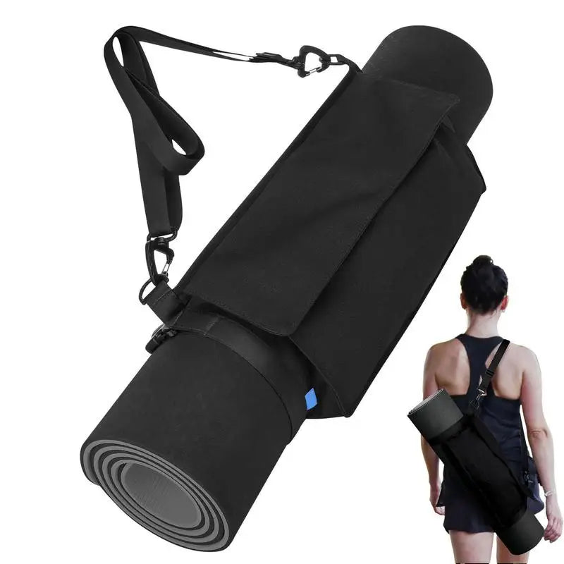 Portable Yoga Mat Carry Bag with Adjustable Shoulder Strap