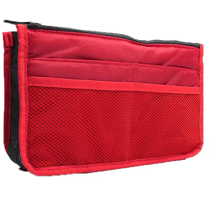 Multi-Color Handbag Organizer Insert – Travel Makeup Bag & Cosmetic Storage Tote for Women