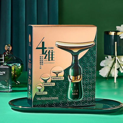 3-in-1 Facial Beauty Massager – Skin Toning Tool for Face, Neck & Eyes