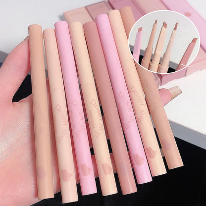 Automatic Rotating Lip Liner Pencil – Waterproof, Long-Lasting, Smooth Application, No Sharpening Needed