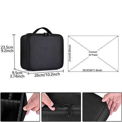 Professional Makeup Case Travel Cosmetic Organizer Waterproof Beauty Storage Bag