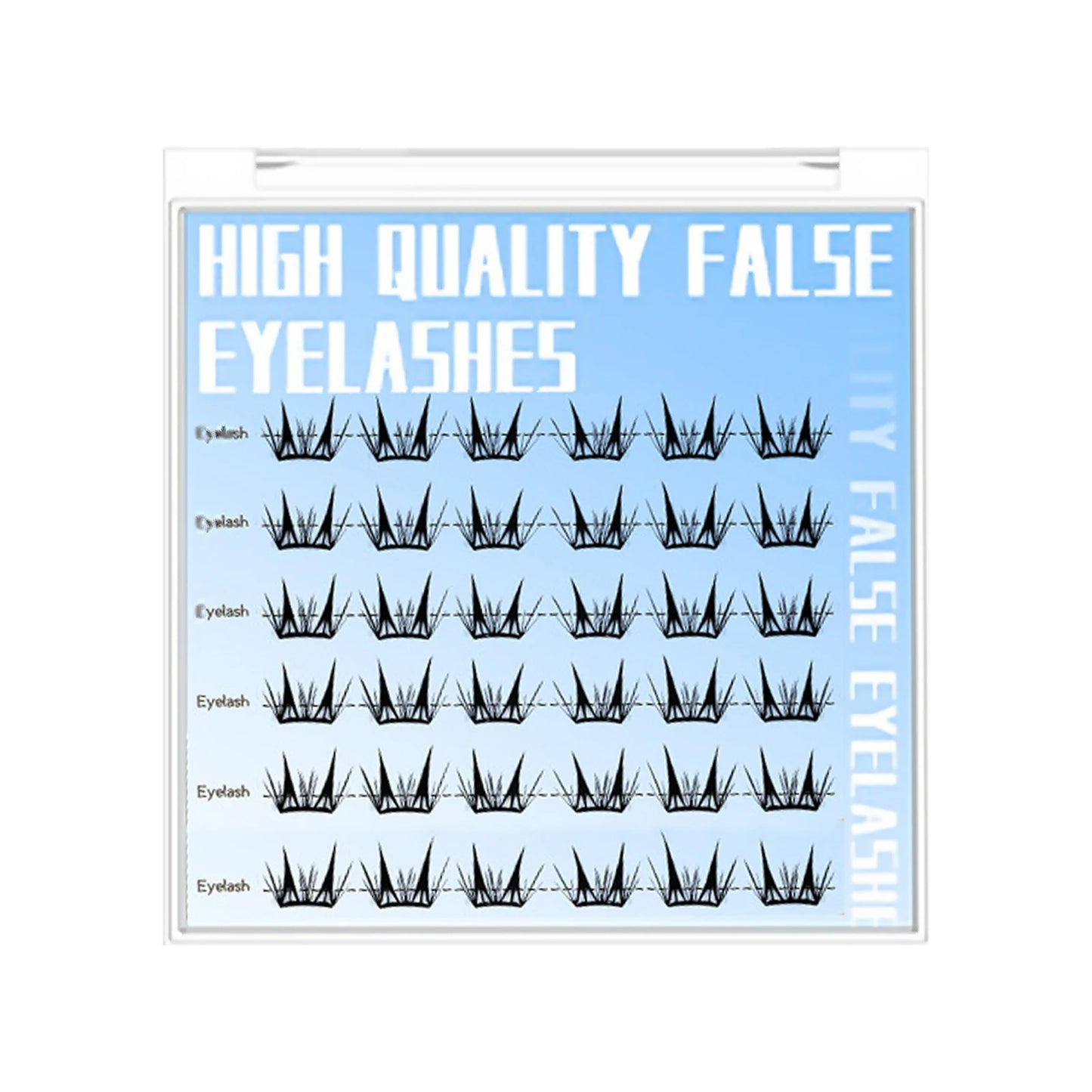 Press-On Lash Clusters 7–13mm – Natural Look Individual False Eyelash Clusters for DIY Lash Extension, Daily Wear & Cosplay
