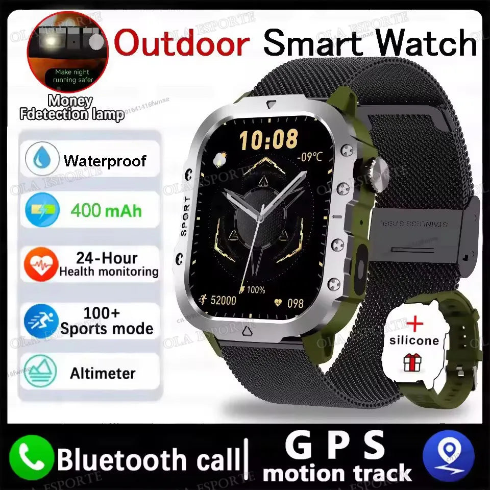 Men’s & Women’s Smart Watch – Fitness Tracker with Heart Rate, Sleep Monitor, Waterproof & Bluetooth Calls for iOS & Android