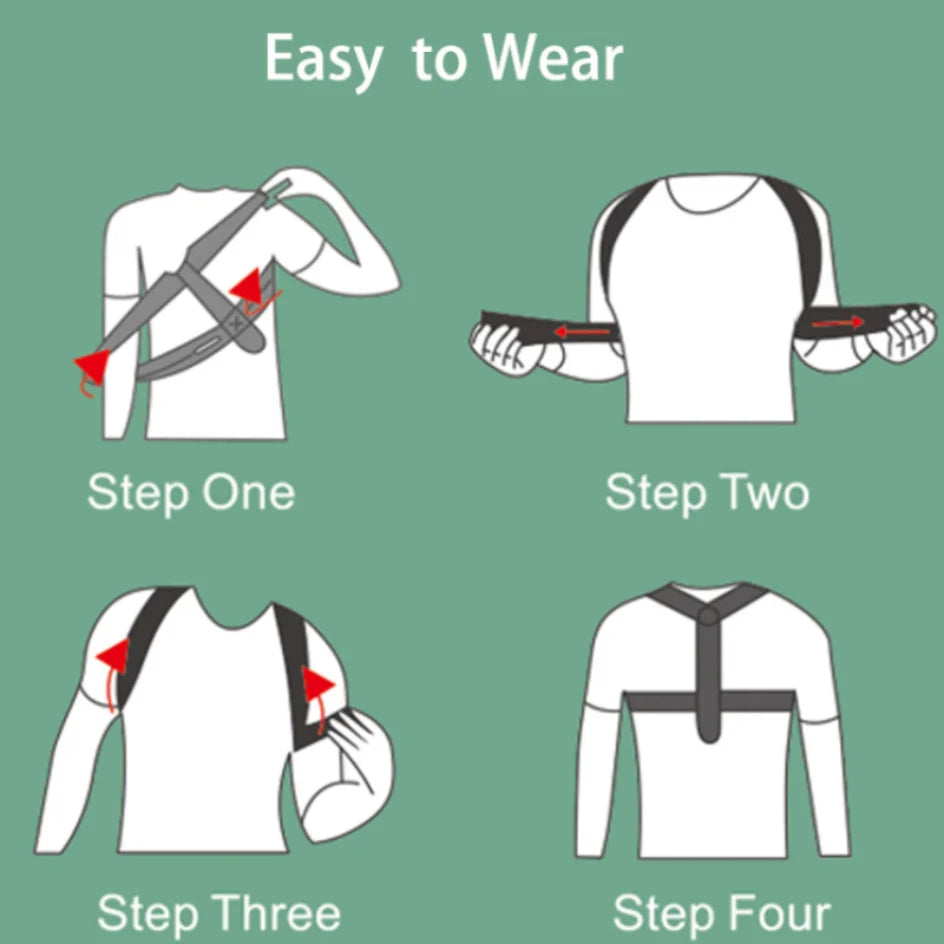 Adjustable Back & Shoulder Posture Corrector – Clavicle and Spine Support Belt for Better Posture, Neck & Upper Back Brace for Home, Office, and Sports