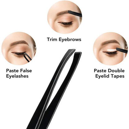 3–11PCS Eyebrow Grooming Tool Set – Stainless Steel Scissors, Tweezers, Razor & Brow Comb Makeup Kit