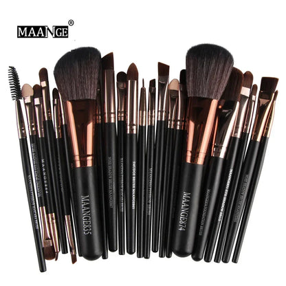 Premium Quality 3/13/22PCS Professional Makeup Brush Set – Cosmetic Brush Kit for Eyeshadow, Eyeliner & Face Makeup
