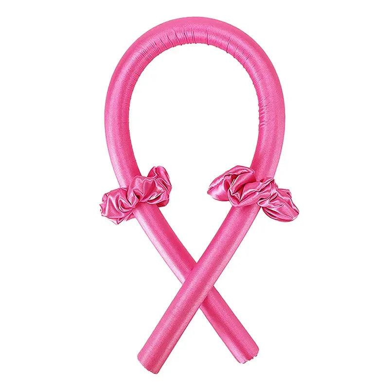 Heatless Curling Rod Headband – Soft Foam Hair Curlers for Sleeping, No-Heat Silk Curl Ribbon for Natural Waves & Curls