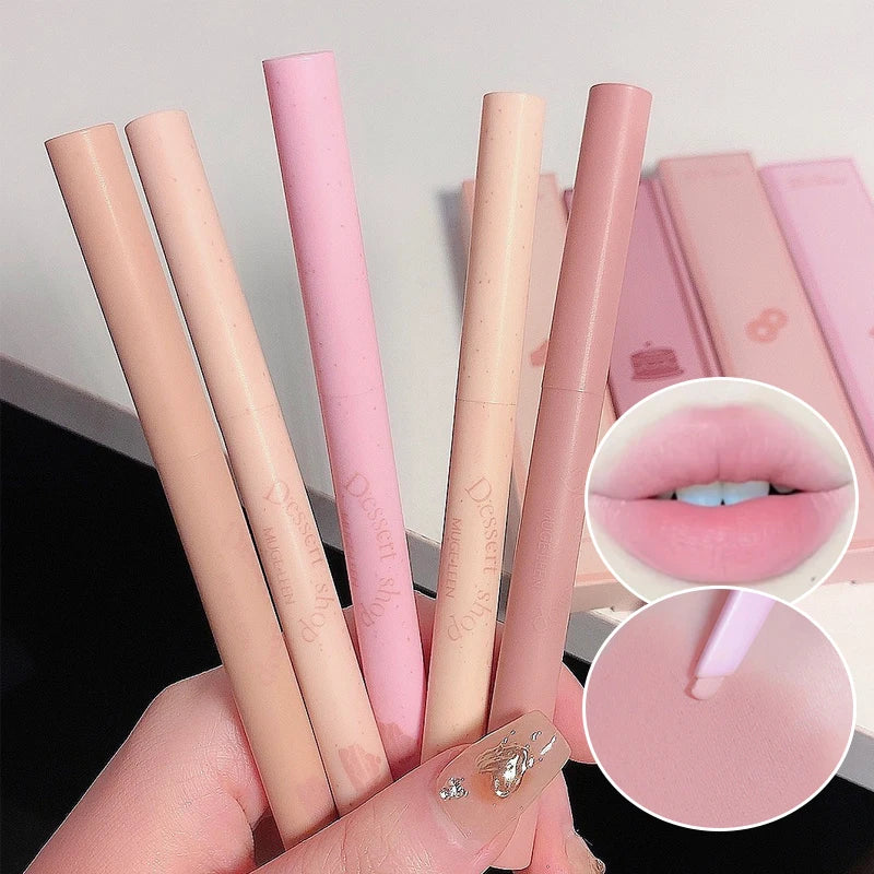 Automatic Rotating Lip Liner Pencil – Waterproof, Long-Lasting, Smooth Application, No Sharpening Needed