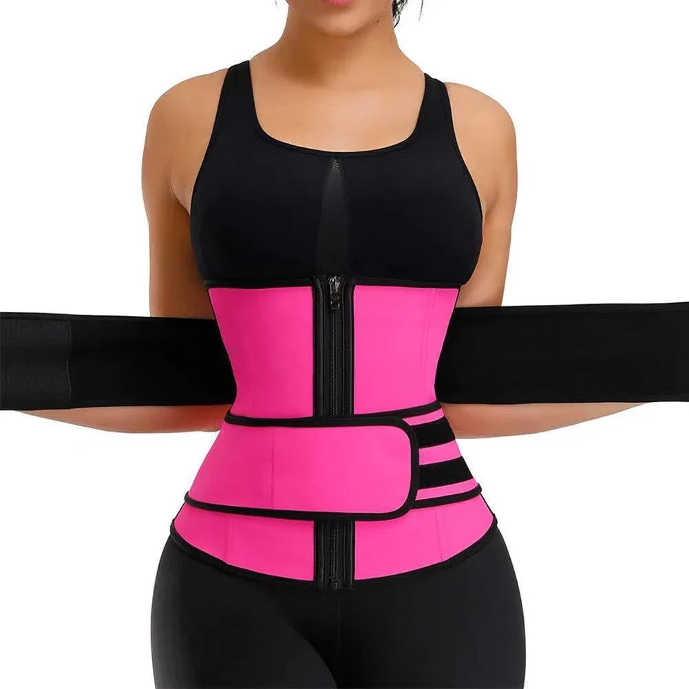 Waist Trainer Slimming Belt – Body Shaper Sport Girdle Sweat Trimmer Cincher for Fitness & Workout