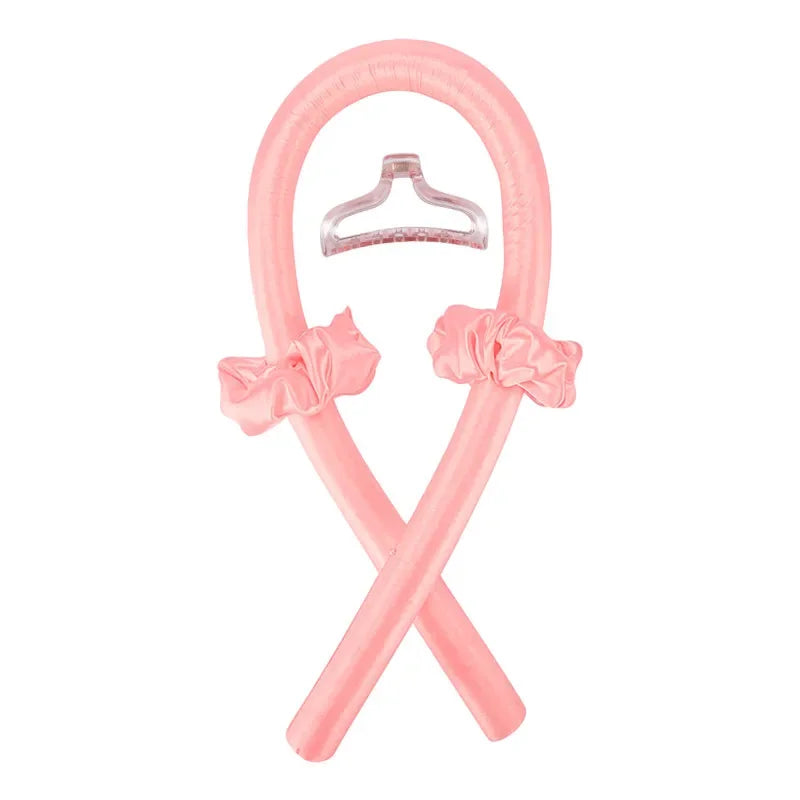 Heatless Curling Rod Headband – Soft Foam Hair Curlers for Sleeping, No-Heat Silk Curl Ribbon for Natural Waves & Curls