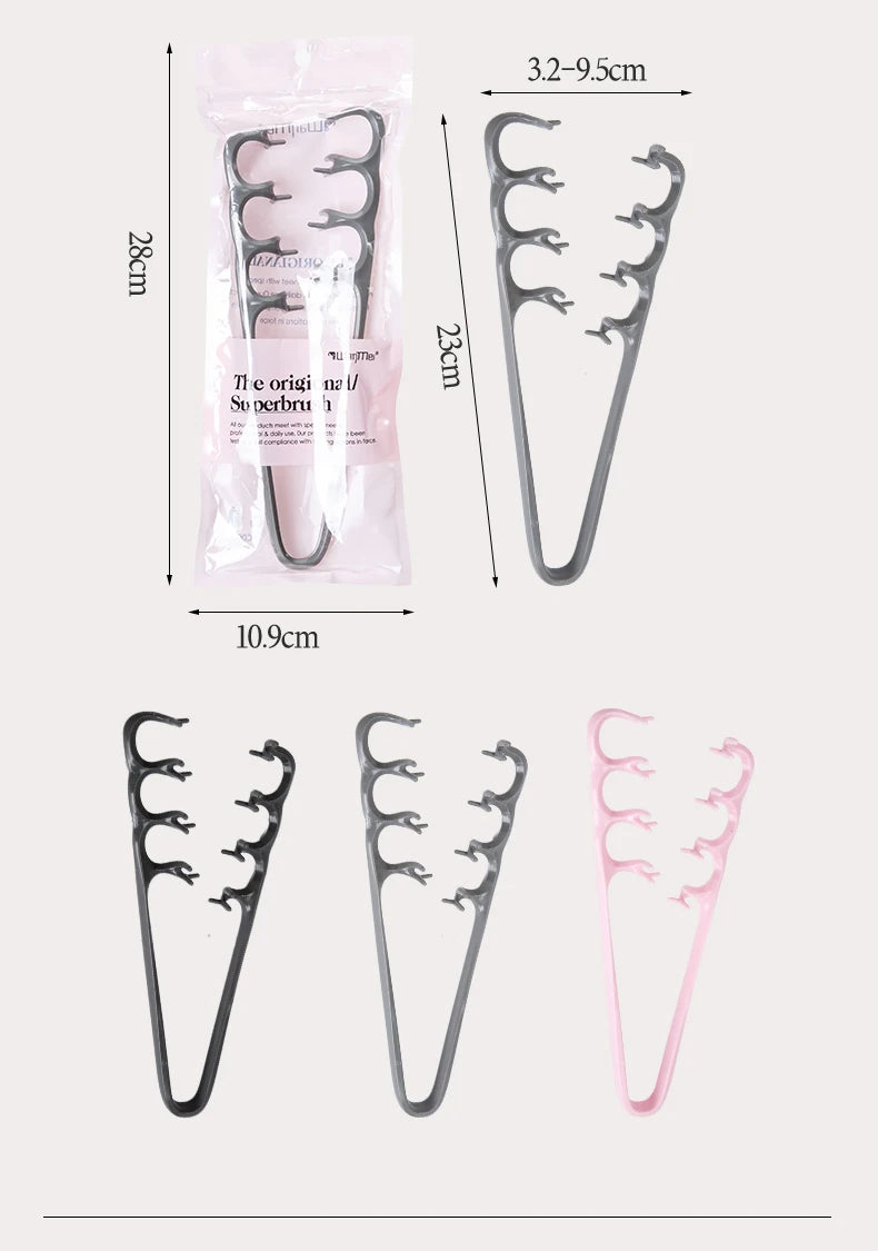 Wide Tooth Volumizing Hair Comb for Men – Detangling Styling Comb for Curly, Wavy & All Hair Types