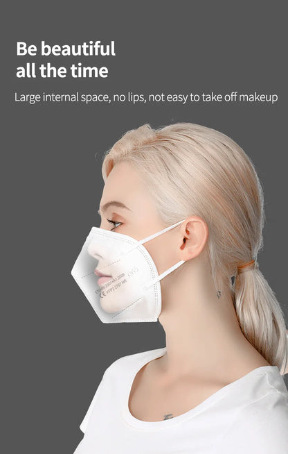 Multi-Color KN95 Face Masks 10/50/100/200 PCS – 5-Layer Protection